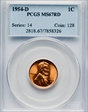 1954-D 1C MS67RD