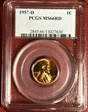 1957-D 1C MS66RD