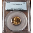 1967 1C MS65RD