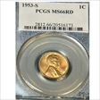 1953-S 1C MS66RD