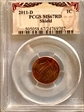 2011-D 1C Shield MS67RD