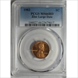 1982 1C Zinc Large Date MS66RD