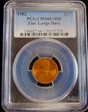 1982 1C Zinc Large Date MS66+ RD