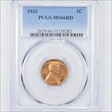 1933 1C MS66RD