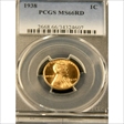 1938 1C MS66RD