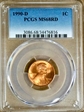 1990-D 1C MS68RD