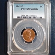 1941-D 1C MS66RD