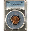 1949 1C MS66RD
