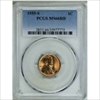 1955-S 1C MS66RD