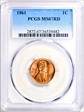 1961 1C MS67RD