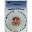 2000-D 1C MS68RD