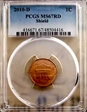 2010-D 1C Shield MS67RD