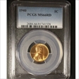 1940 1C MS66RD
