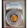 1939-D 1C MS66RD