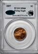 1857 1C Flying Eagle MS66