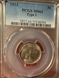 1913 5C Type 1 MS64
