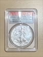 2020-(S) $1 Silver Eagle - Emergency Issue Struck at San Francisco First Strike MS70