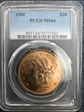 1900 $20 MS64