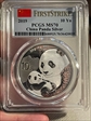 2019 10 Yn Panda Silver First Strike MS70