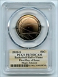 2020-S 50C Basketball Hall of Fame First Day of Issue Naismith Private Collection PR70DCAM