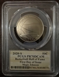 2020-S 50C Basketball Hall of Fame First Day of Issue Naismith Private Collection PR70DCAM