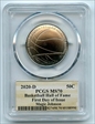 2020-D 50C Basketball Hall of Fame First Day of Issue Naismith Private Collection MS70