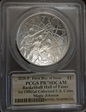 2020-P $1 Basketball Hall of Fame 1st Official Colorized U.S. Coins FDI Magic Johnso PR70DCAM
