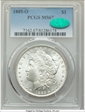 1885-O $1 MS67+