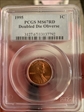 1995 1C Doubled Die Obverse MS67RD