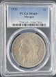 1921 $1 Morgan MS65+