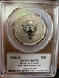 2014-W 50C Reverse Proof First Strike Moy Signature PR70
