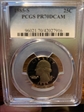 1985-S 25C PR70DCAM