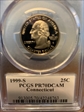 1999-S 25C Connecticut PR70DCAM