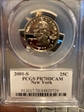 2001-S 25C New York PR70DCAM