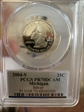 2004-S 25C Michigan Silver PR70DCAM