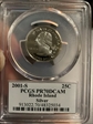 2001-S 25C Rhode Island Silver PR70DCAM