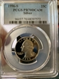 1996-S 25C Silver PR70DCAM