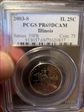 2003-S 25C Illinois PR69DCAM