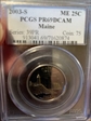 2003-S 25C Maine PR69DCAM