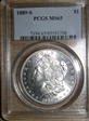 1889-S $1 MS65