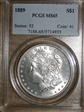 1889 $1 MS65