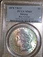 1878 7/8TF $1 Strong MS65