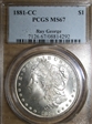 1881-CC $1 MS67