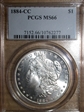 1884-CC $1 MS66