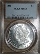 1883 $1 MS65