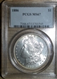 1886 $1 MS67