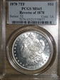 1878 7TF $1 Reverse of 1878 MS65