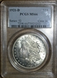 1921-D $1 MS66