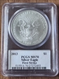 2013 $1 Silver Eagle First Strike MS70