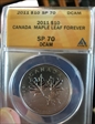 2011 $10 Maple Leaf Forever SP 70